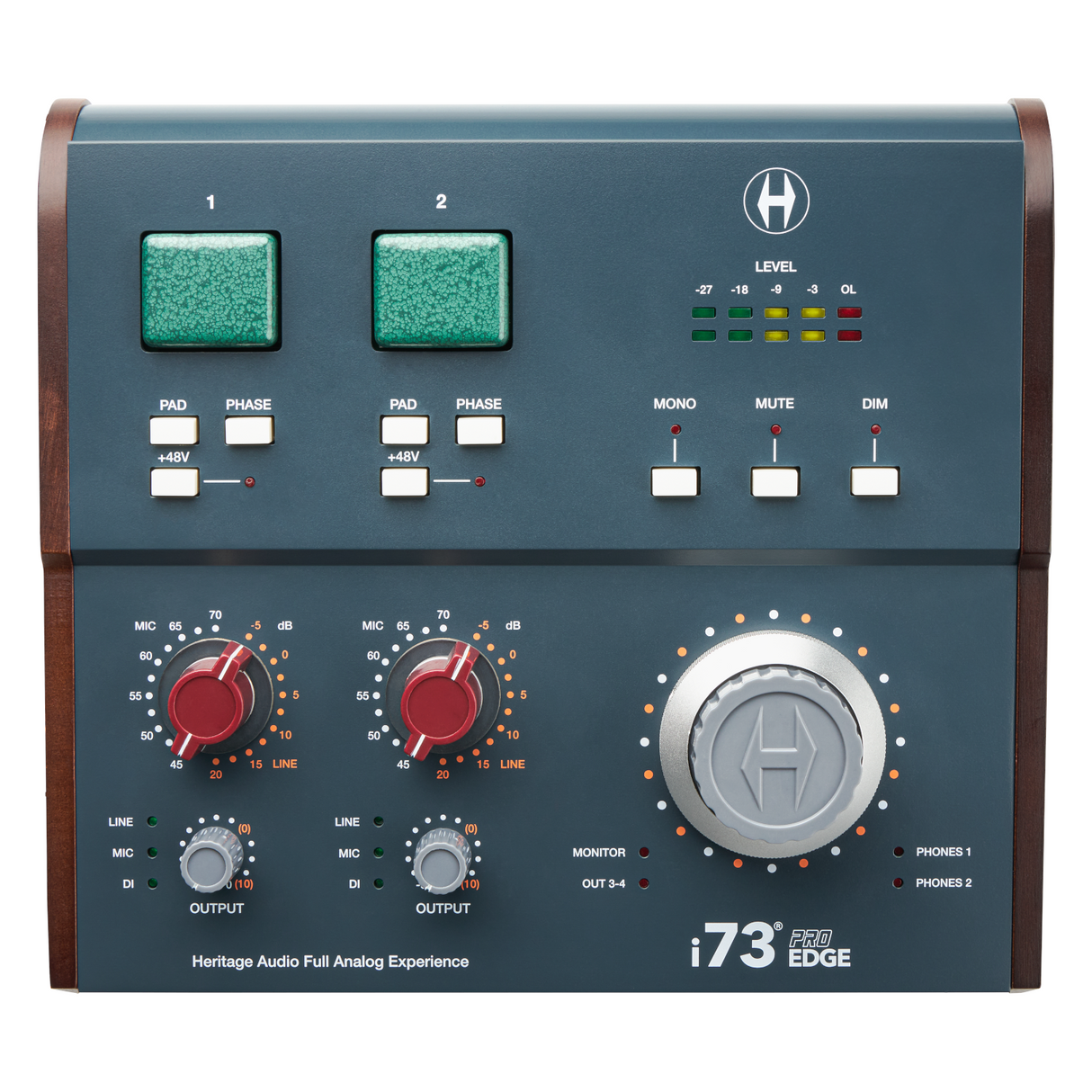 Heritage Audio i73 EDGE 12x16 USB-C Interface with 2x 73-Style Preamps