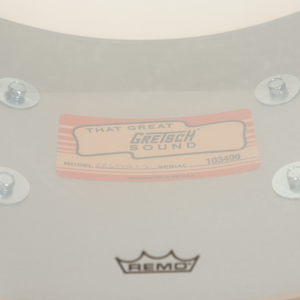 Gretsch USA Custom 6.5x14 Snare Drum - Nitron Red Sparkle