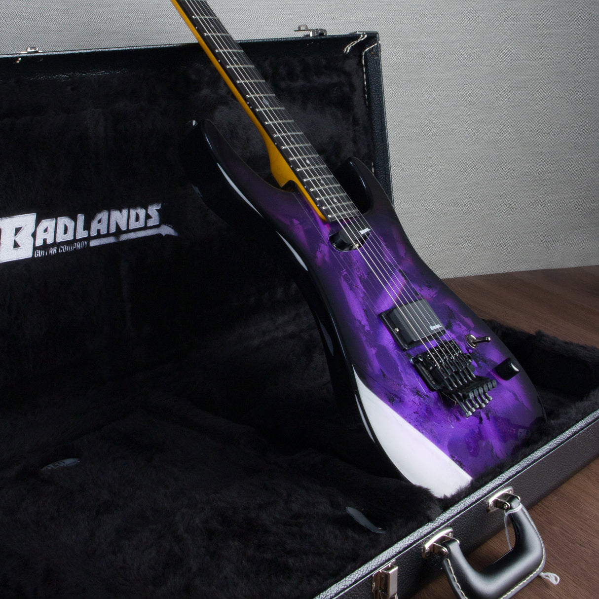 Badlands GX1 Holoflash HS Tremolo Electric Guitar - Holoflash Purple - #US23LP90092