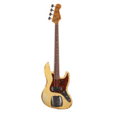 Fender Custom Shop 1961 Jazz Bass, Ash Heavy Relic - Aged Vintage White - CHUCKSCLUSIVE - #R124796