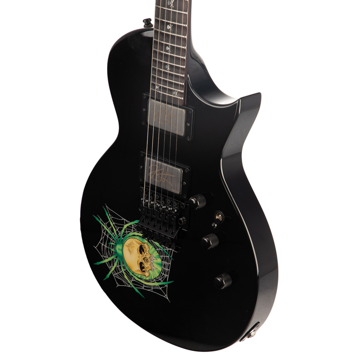 ESP 30th Anniversary KH-3 Spider Electric Guitar - Black With Spider Graphic - New