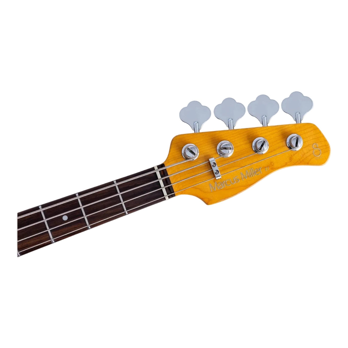 Sire Marcus Miller Z7 4-String Bass Guitar, Ebony Fingerboard - Antique White