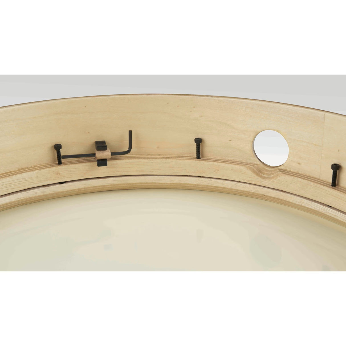 LP 18 x 4-Inch Tunable Tar Frame Drum - Black-to-Natural Fade