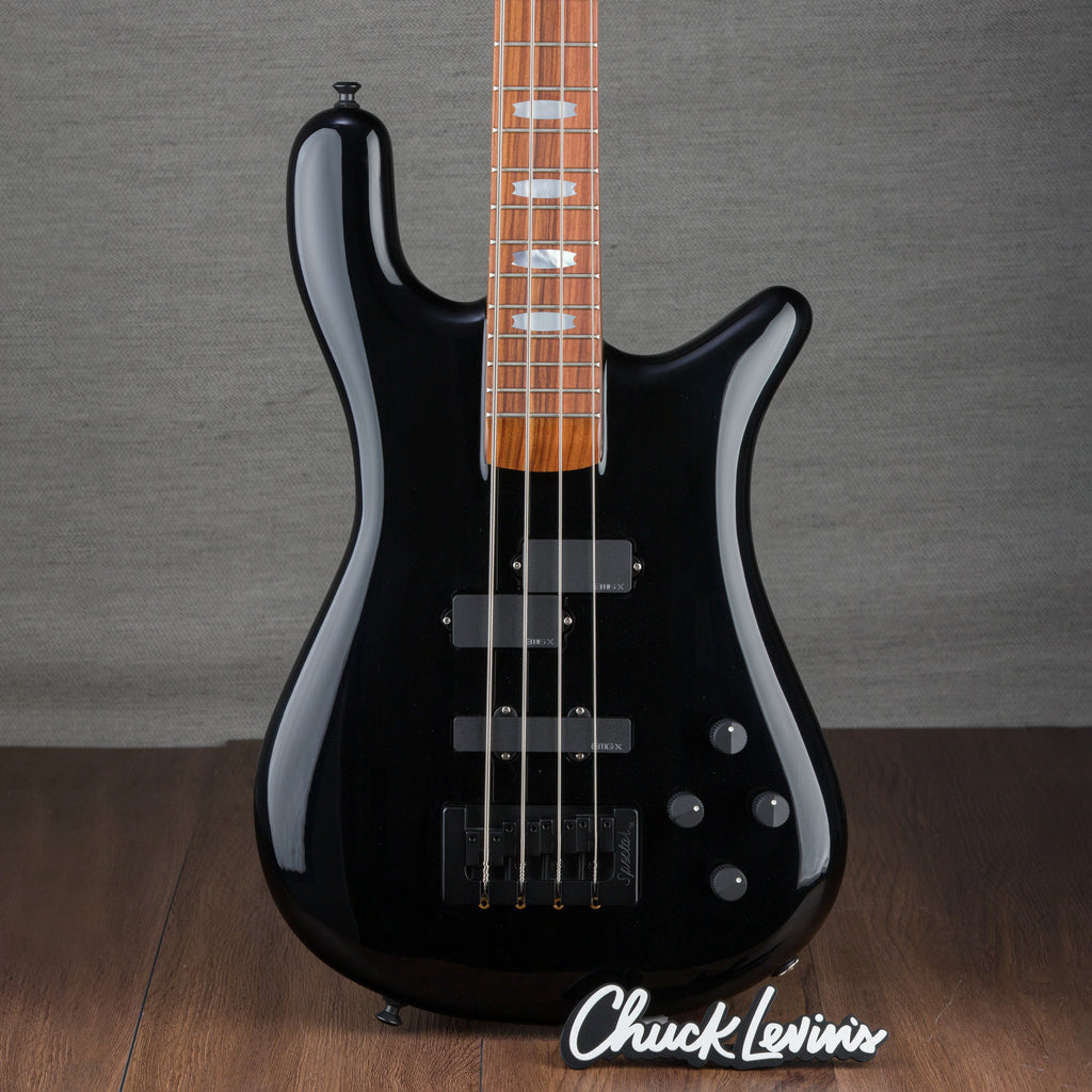 Spector USA Custom NS2 Bass Guitar - Black High Gloss - #1497 — Chuck  Levin's Washington Music Center