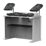 ProX XFH-HUMPTERB3WH WHITE B3 Workstation Quick Folding DJ Controller Turntable CD-J Facade Table