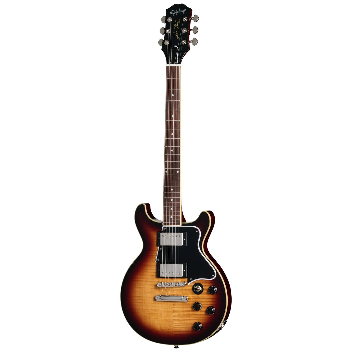 Epiphone Les Paul Special Double Cut Figured Electric Guitar - Bourbon Burst