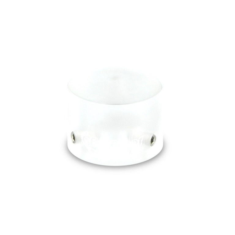 Barefoot Buttons V1 Tall Boy Footswitch Button, Clear - For Common 3PDT Switches