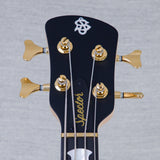 Spector Euro 4 LT Solid Korina Wings Electric Bass Guitar - Natural Satin - CHUCKSCLUSIVE - #NB23504