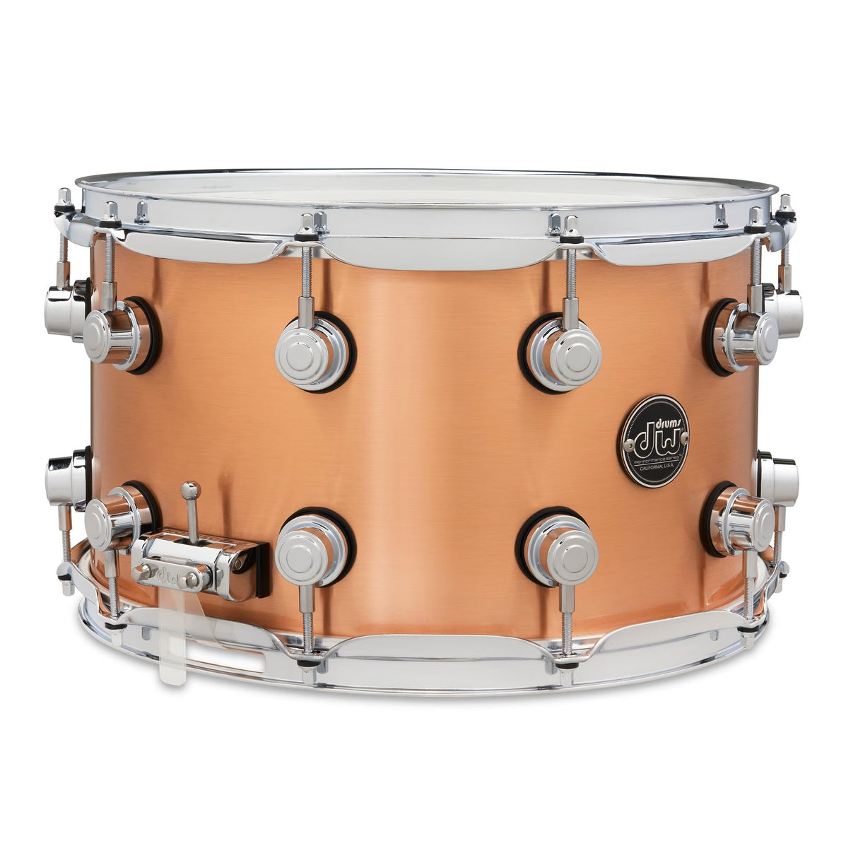 DW 8 x 14-Inch Performance Series Polished Copper Snare Drum