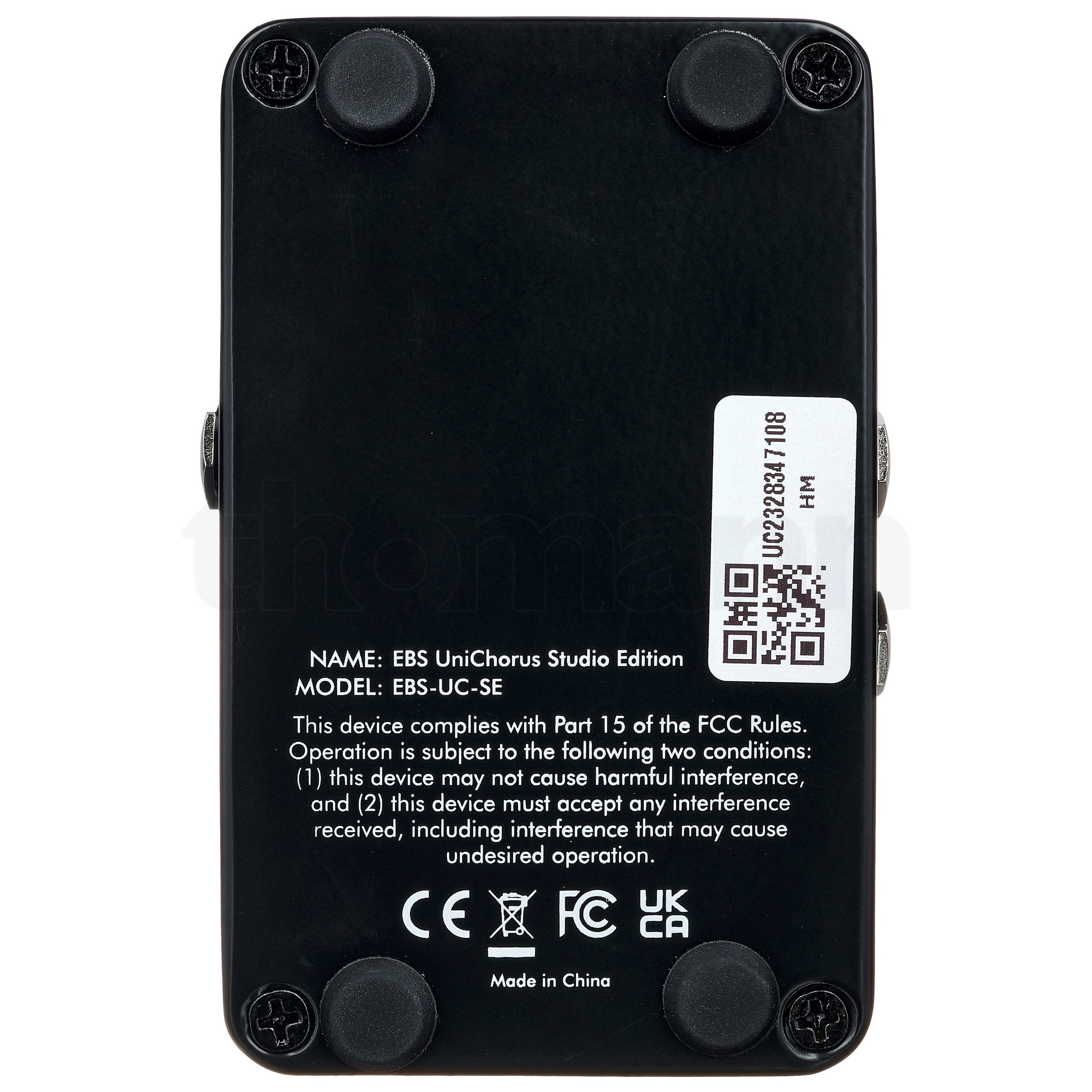 EBS UniChorus Studio Edition Rev 2 Chorus/Vibrato Bass Effects