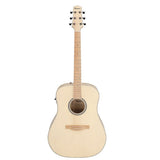 Ibanez AAD77M1E Acoustic Electric Guitar - Open Pore Antique White