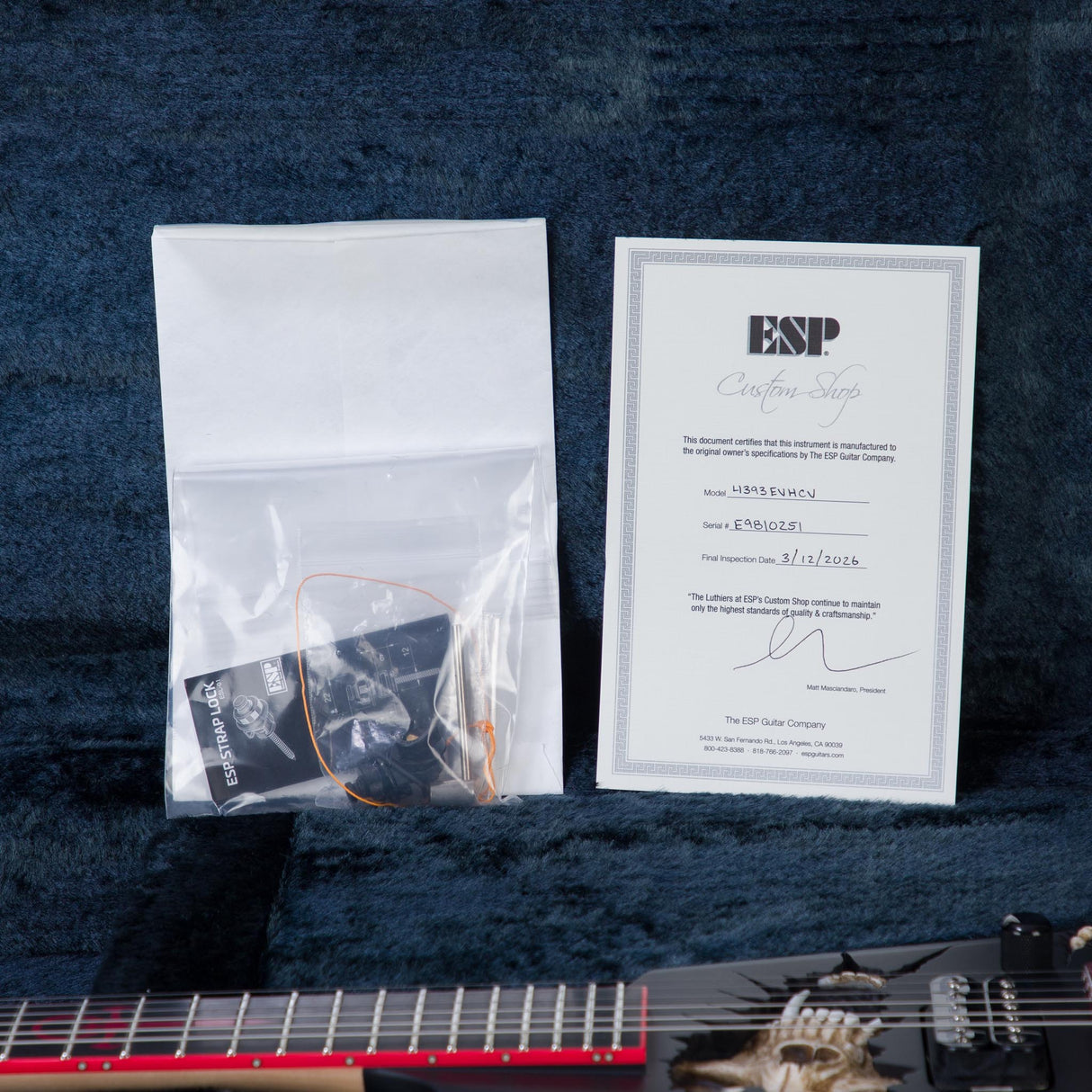 ESP Custom Shop Vampire Double Arrow Electric Guitar - #E9810251