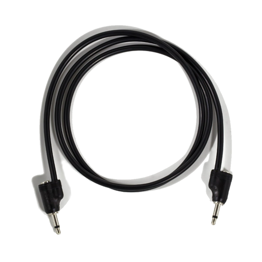 Tiptop Audio Stackcable 3.5mm Eurorack Patch Cable, Black - 90 cm