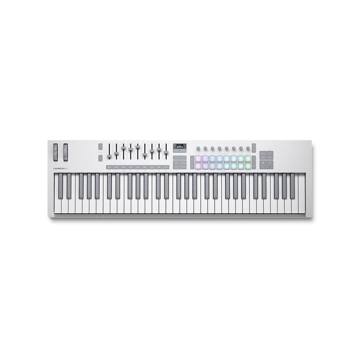 Novation Launchkey 61 MK4 61-Key MIDI Keyboard Controller - White