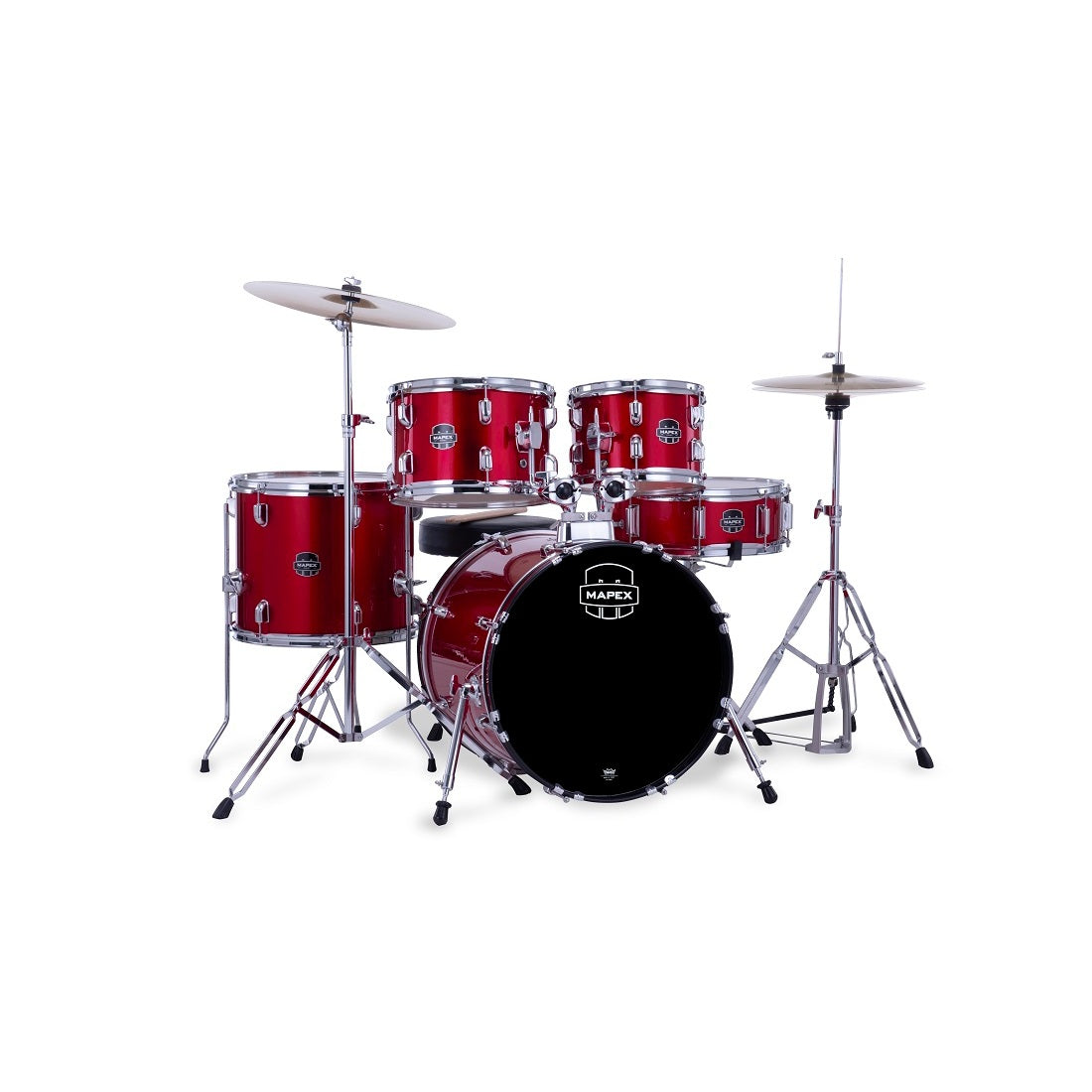 Mapex Comet 5-Piece Drum Set with 20-Inch Kick - Infra Red – Chuck