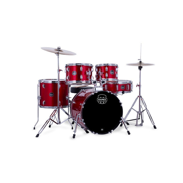 Mapex Comet 5-Piece Drum Set with 20-Inch Kick - Infra Red – Chuck
