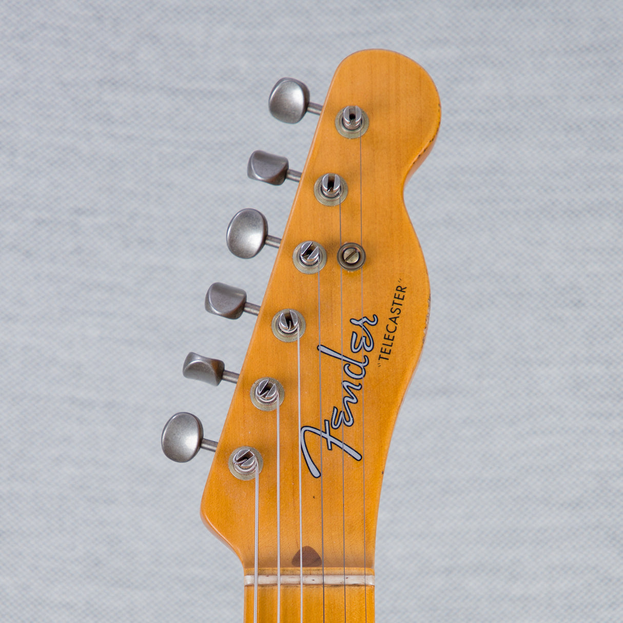 Fender Custom Shop 1952 Telecaster Electric Guitar - Aged Nocaster Blonde - #R124646