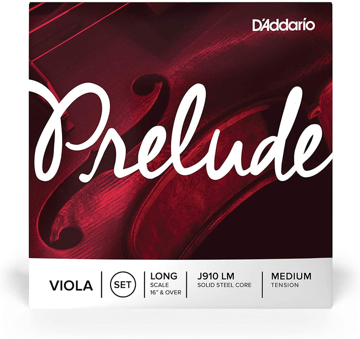 D'Addario Prelude Full Scale Viola Strings - J910 LM