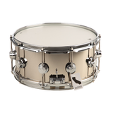 DW Collectors Series 6.5x14 Nickel Over Brass Snare Drum - Chrome Hardware