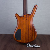 Warwick Limited Edition Pro Series Steametter 4-String Electric Bass Guitar - Special Amber Transparent Satin - #GPSG01025522
