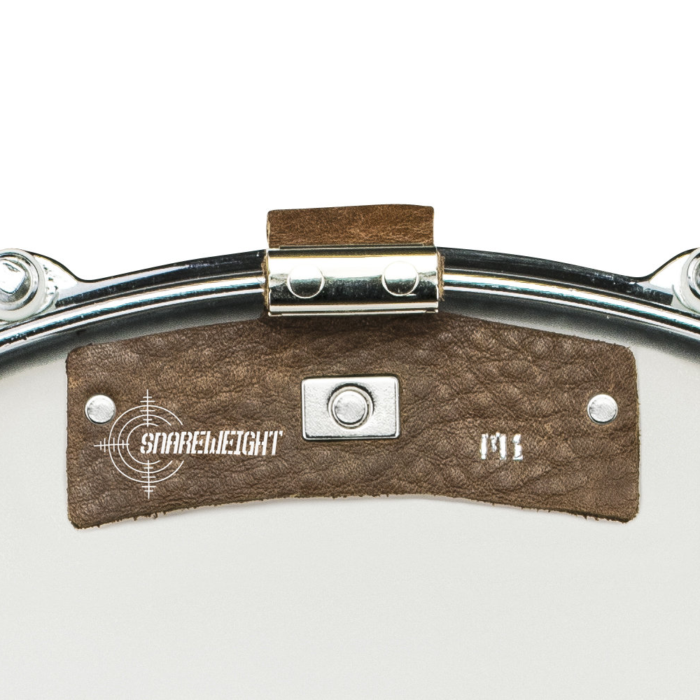 Snareweight M1B 4-Inch Leather Drum Dampening System - Brown