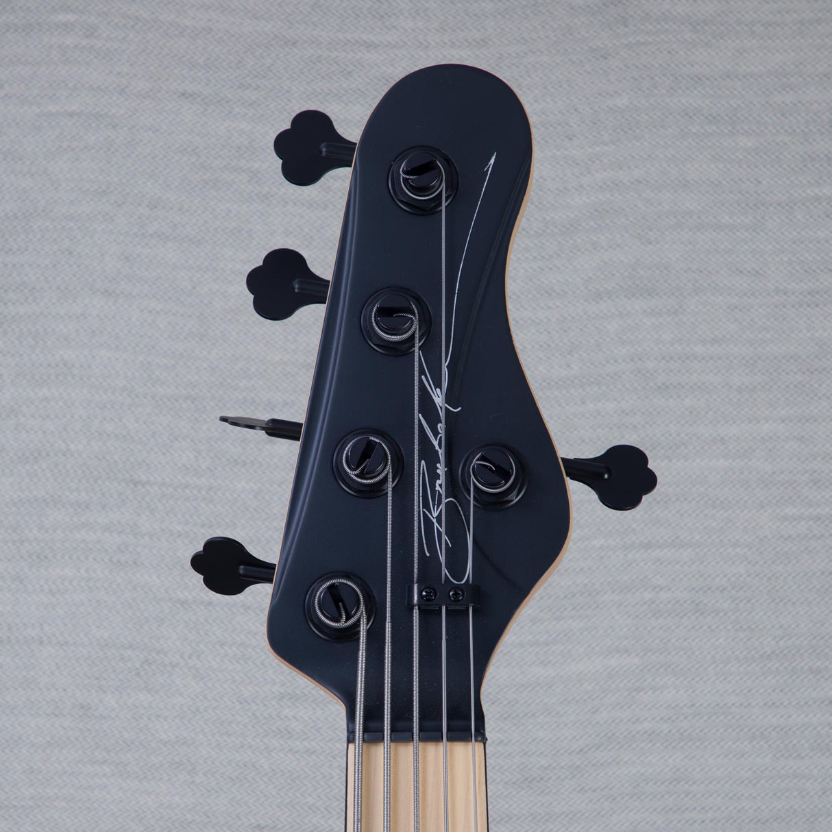 Brubaker USA Custom Steve Jenkins II JXB-5-String Electric Bass Guitar - Black Satin - #056