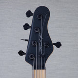 Brubaker USA Custom Steve Jenkins II JXB-5-String Electric Bass Guitar - Black Satin - #056