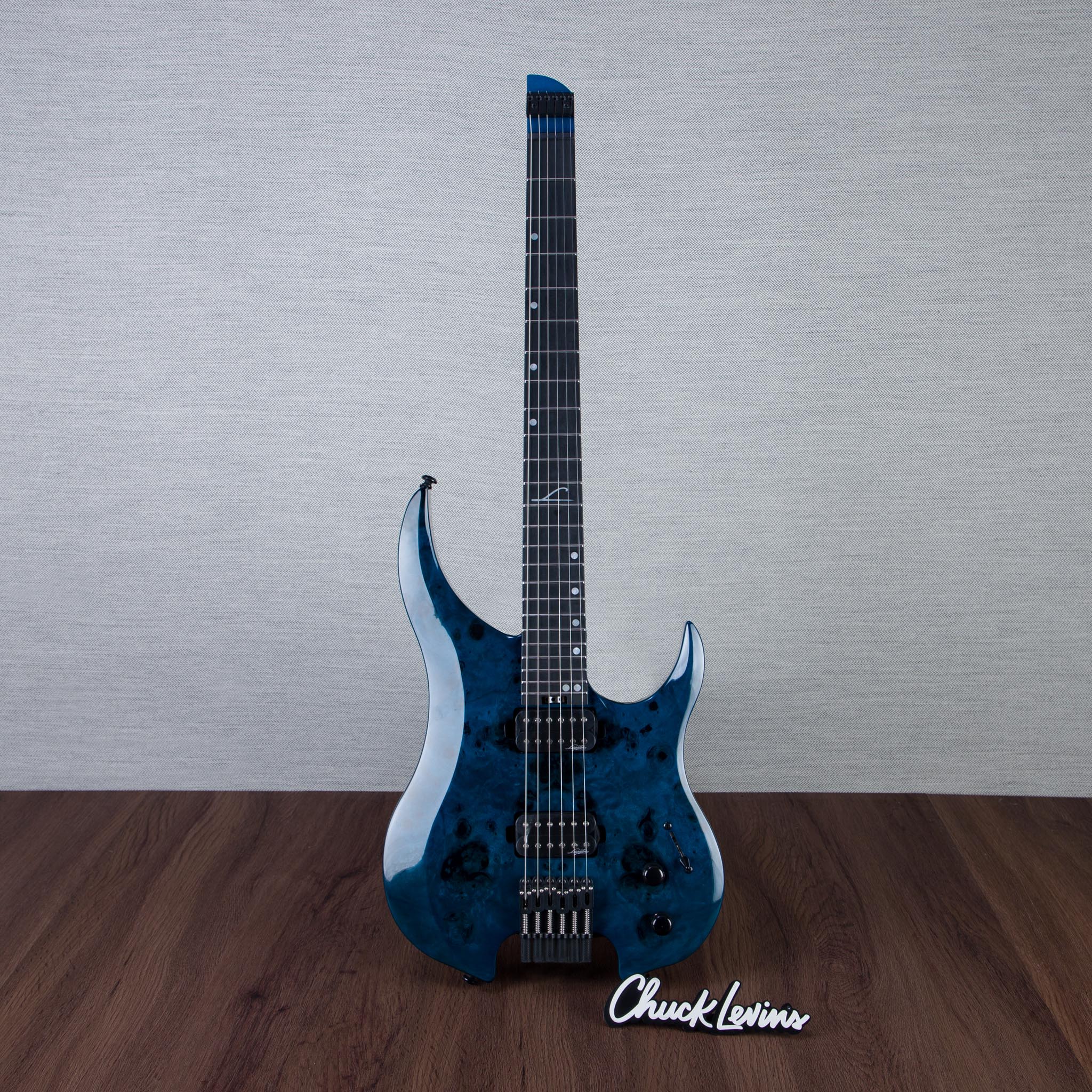 Legator G6SS　ヘッドレス Legator G6SS Ghost Electric Guitar - Blue - Mint, Open Box – Chuck