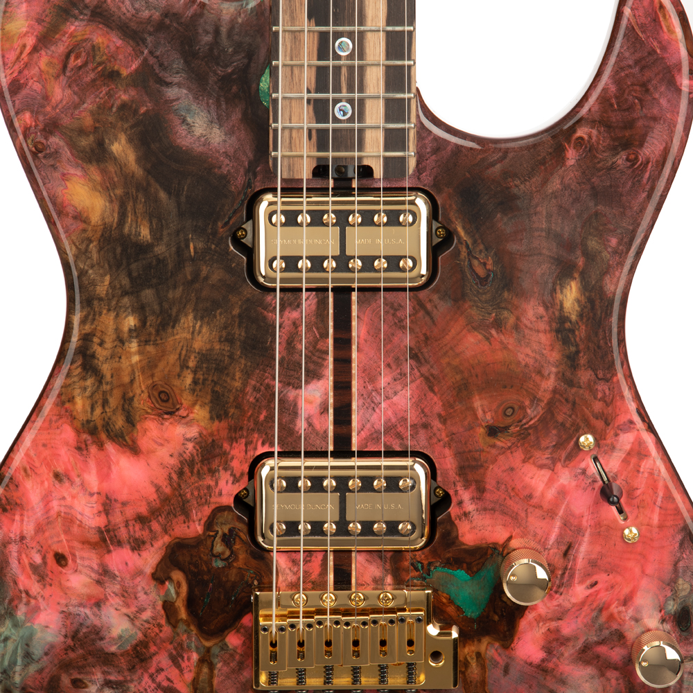 ESP Exhibition Limited Throbber CTM FL Electric Guitar - Natural Amorous Brown - New