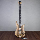 Spector Euro 5 LT Solid Korina Wings 5-String Electric Bass Guitar - Natural Satin - CHUCKSCLUSIVE - #NB23463