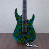 ESP USA M-II DX Electric Guitar - Psychedelic Flame - #US25146