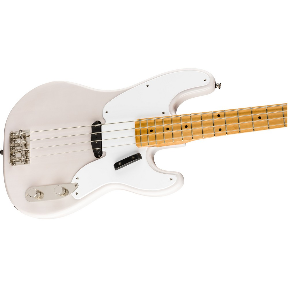 Squier Classic Vibe '50s Precision Bass Guitar - White Blonde, Maple Fingerboard - New