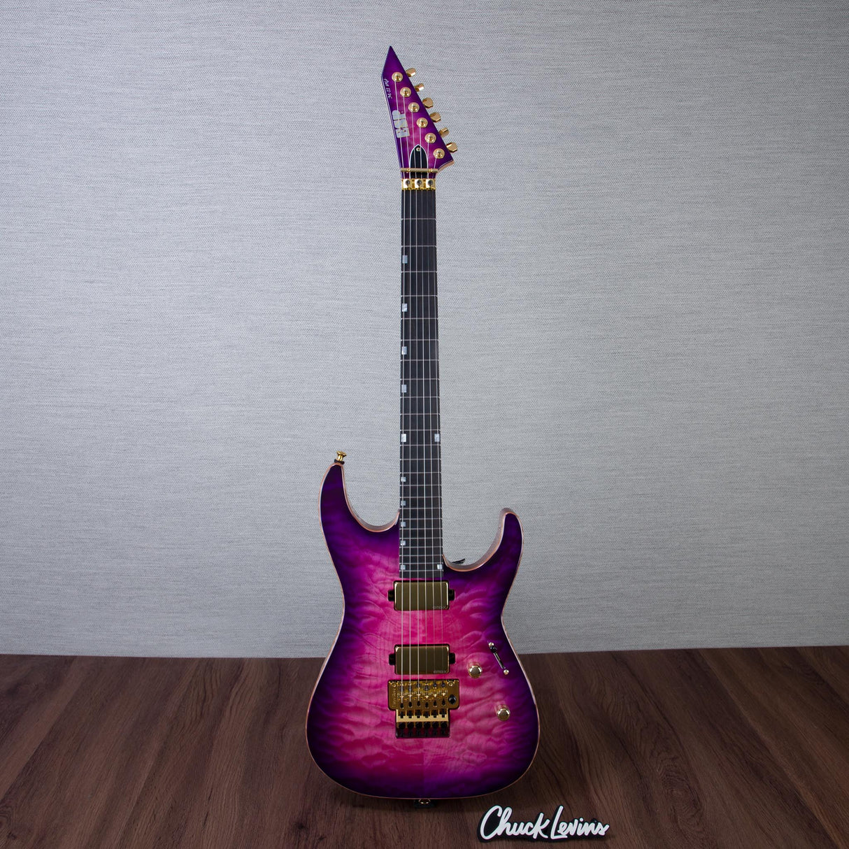 ESP USA M-II DX Electric Guitar - Cranberry Sunburst - #US26089