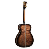 Martin Custom Shop M/0000-14F Quilted Maple/Engelmann Spruce Acoustic Electric Guitar - Paisley Ember Burst - Preorder