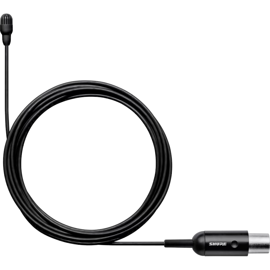 Shure TwinPlex TL47 Omnidirectional Lavalier Microphone - Black, MTQG-A - New