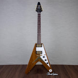 Gibson Custom Shop 1958 Mahogany Flying V Reissue Electric Guitar - Antique Natural - #851115