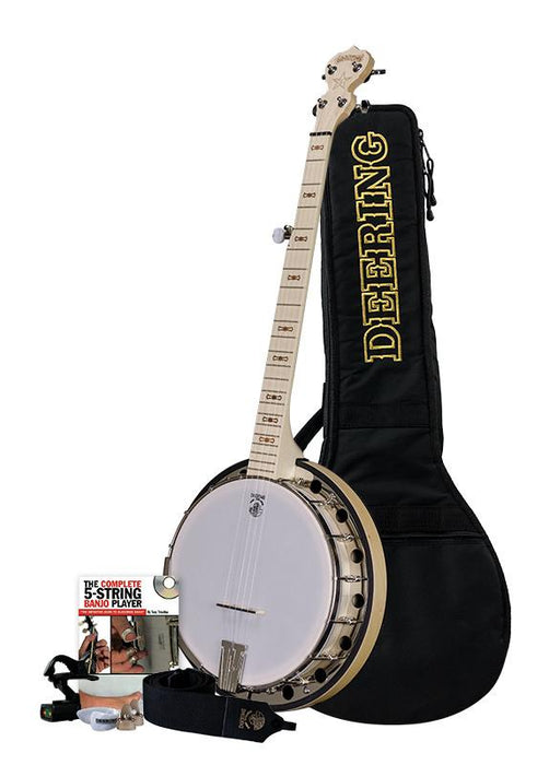 Deering GP-BG Goodtime Two Bluegrass Banjo Package - New