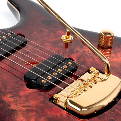 Music Man Cutlass 6 String Electric Guitar, Jason Richardson Artist Series - Rorschach Red
