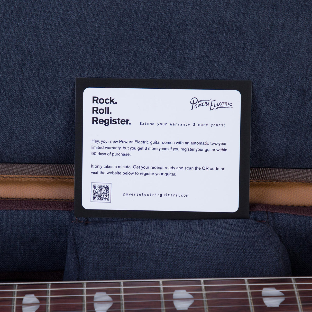 Powers Electric A-Type Electric Guitar - Pelham Blue - #B246