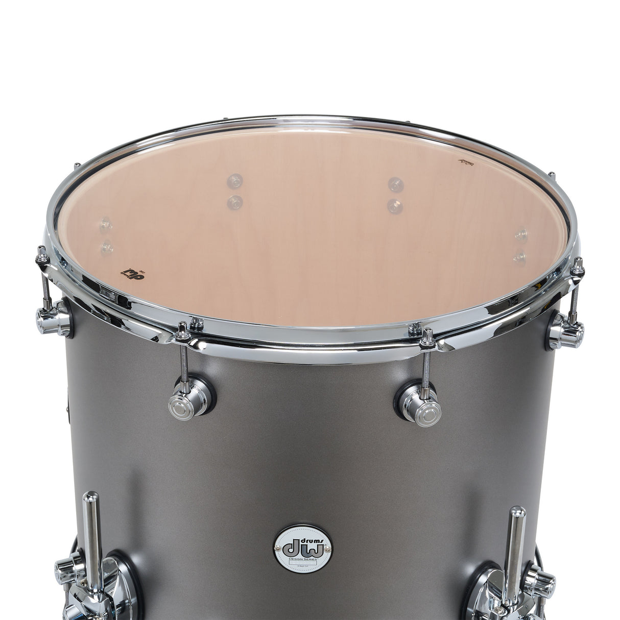 DW Design Series 3-Piece Shell Pack with 22-Inch Kick Drum - Titanium Satin