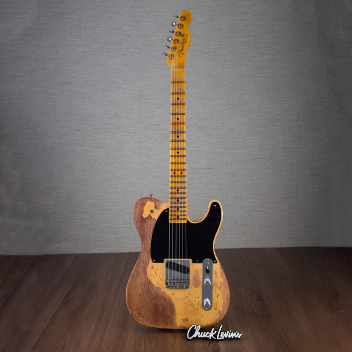 Fender Custom Shop '50s Pine Esquire Super Heavy Relic LTD Aged Nocaster Blonde