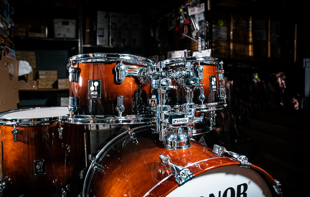 Sonor 5-Piece AQ2 Stage Shell Pack - Brown Fade