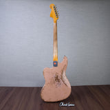 Fender Custom Shop Time Machine Series 1962 Bass VI Super Heavy Relic Electric Bass Guitar - Aged Dirty Shell Pink - #CZ590972