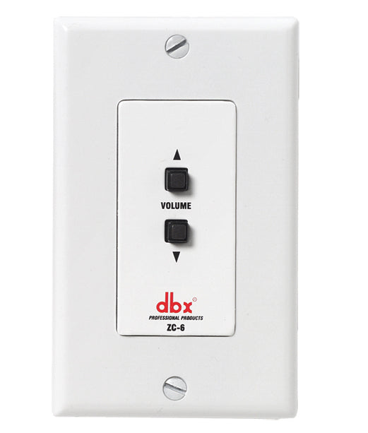 DBX PROFESSIONAL ZC-6 ZonePRO Push Button Up/Down Controller