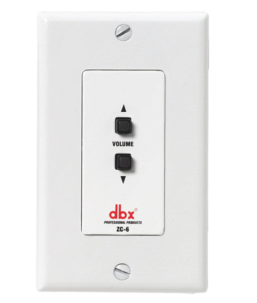 DBX PROFESSIONAL ZC-6 ZonePRO Push Button Up/Down Controller