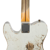 Fender Custom Shop 1950 Esquire Heavy Relic Guitar - Aged Olympic White - CHUCKSCLUSIVE - #R118653