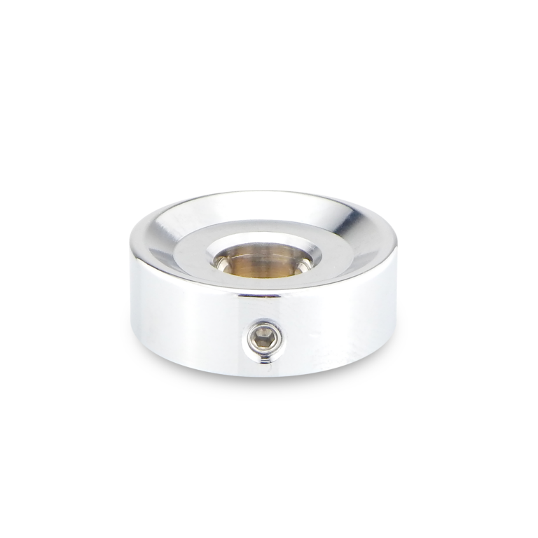 Barefoot Buttons V1 Standard Footswitch Button, Chrome - For Common 3PDT Switches