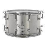 Trick 14" x 8" Aluminum Snare Drum - Raw Polished