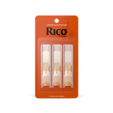 D'Addario RKA03 Rico Unfiled Tenor Sax Reed 3-Pack - New,1.5