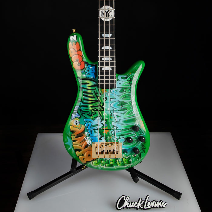 Spector USA Custom NS-2 NYC Graffiti Collection Limited Edition Bass Guitar - CHUCKSCLUSIVE - #1561